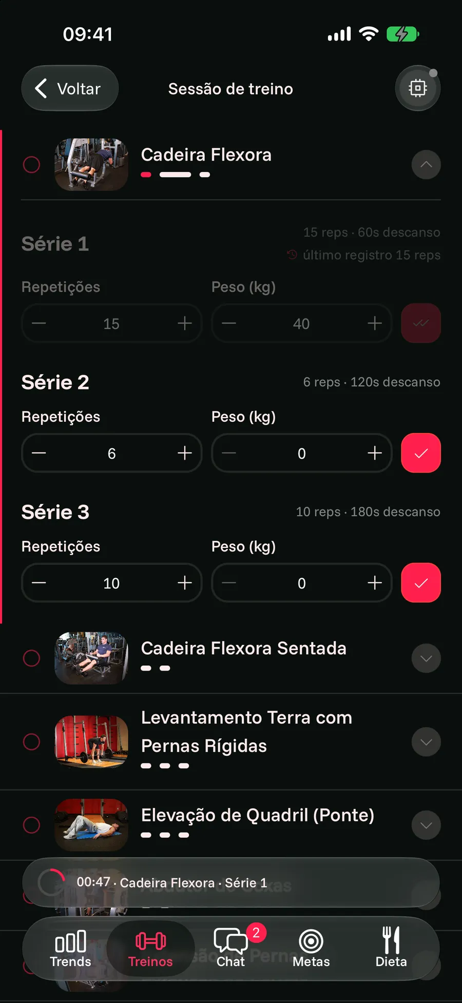 Chega tudo pronto. Só treina.